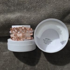 Rose Gold Bracelet Set